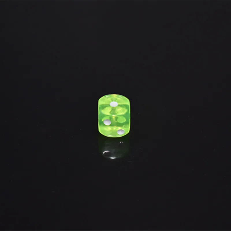 Акриловые прозрачные 6-гранные кубики 10 шт./14 мм цветов высокое качество