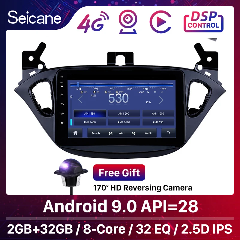 Seicane 8 " Android 1 RAM 2GB Автомобильный GPS плеер стерео для Opel Corsa 2015-2019/Opel Adam 2013-2016