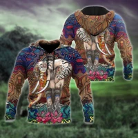 3d hoodies all over printed hippie mandala menwomen sweatshirt unisex spring casual pullover zipper dropshipping