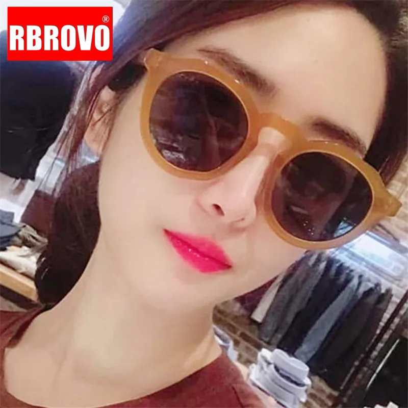 

RBROVO 2021 классические модные солнцезащитные очки женские конфетных цветов винтажные очки для покупок на открытом воздухе Ocean Lens Oculos De Sol UV400