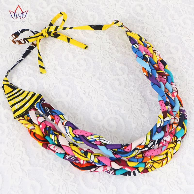 Ожерелье с Африканским принтом колье Анкары африканские этнические ювелирные