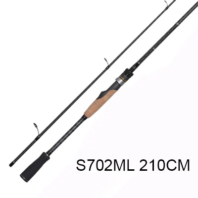 Spinning 210cm 702ML Спиннинговое удилище OBSESSION Peche, 8 футов, удочка для литья под давлением, удочка для морской рыбалки, направляющие для Fuji, углеродное удилище, удочка для рыбалки, cana pesca - Цвет: Spinning 210cm 702ML