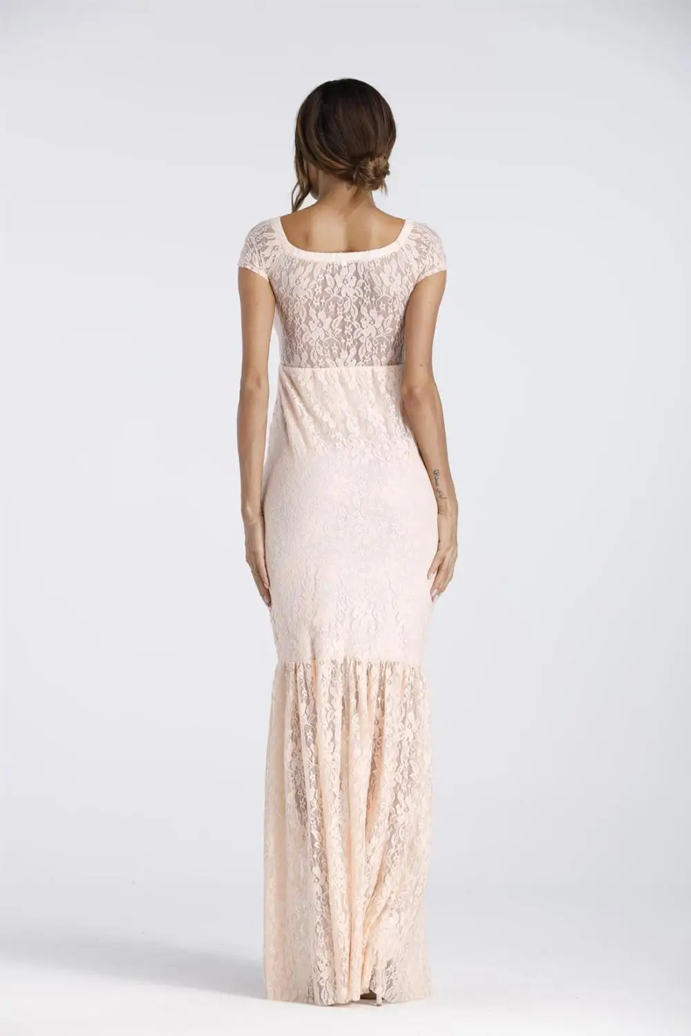 Длинная одежда для беременных платье макси фотосъемки кружевное нарядное