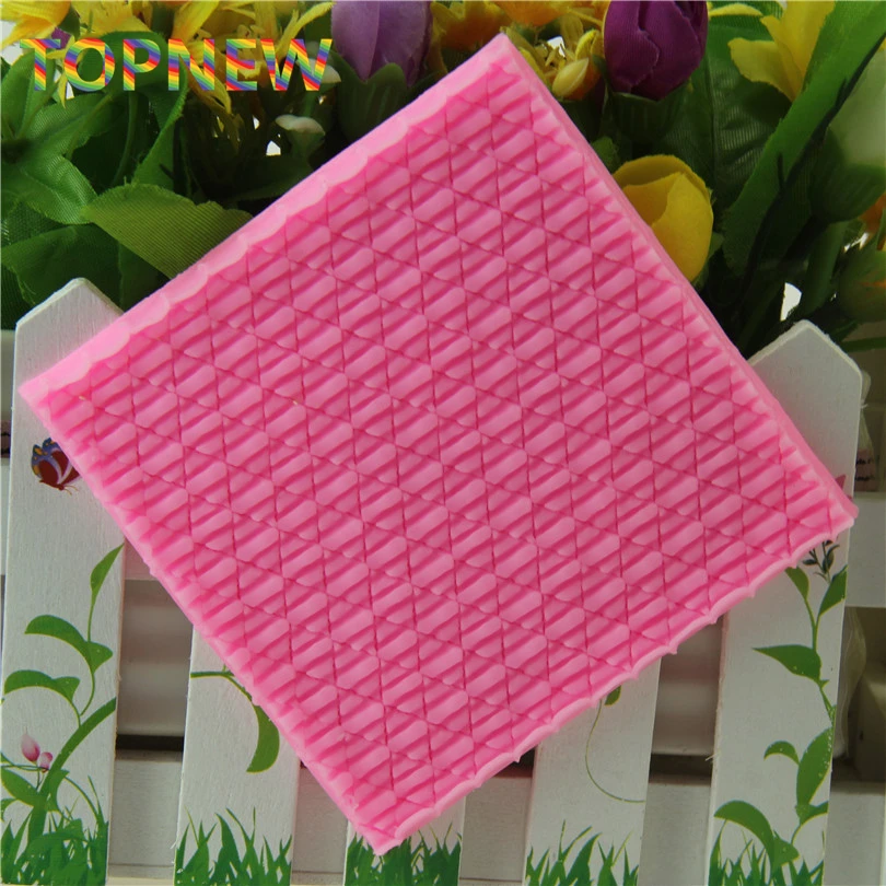 Силиконовая форма игла Вязание Шерсть текстура кружева помадка инструменты для