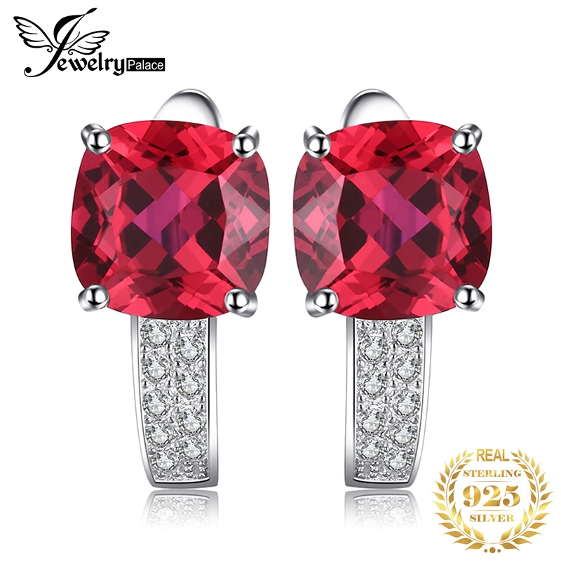 Jewelrypalace 4ct голубиная кровь красный рубин Обручение свадебные твердые 925