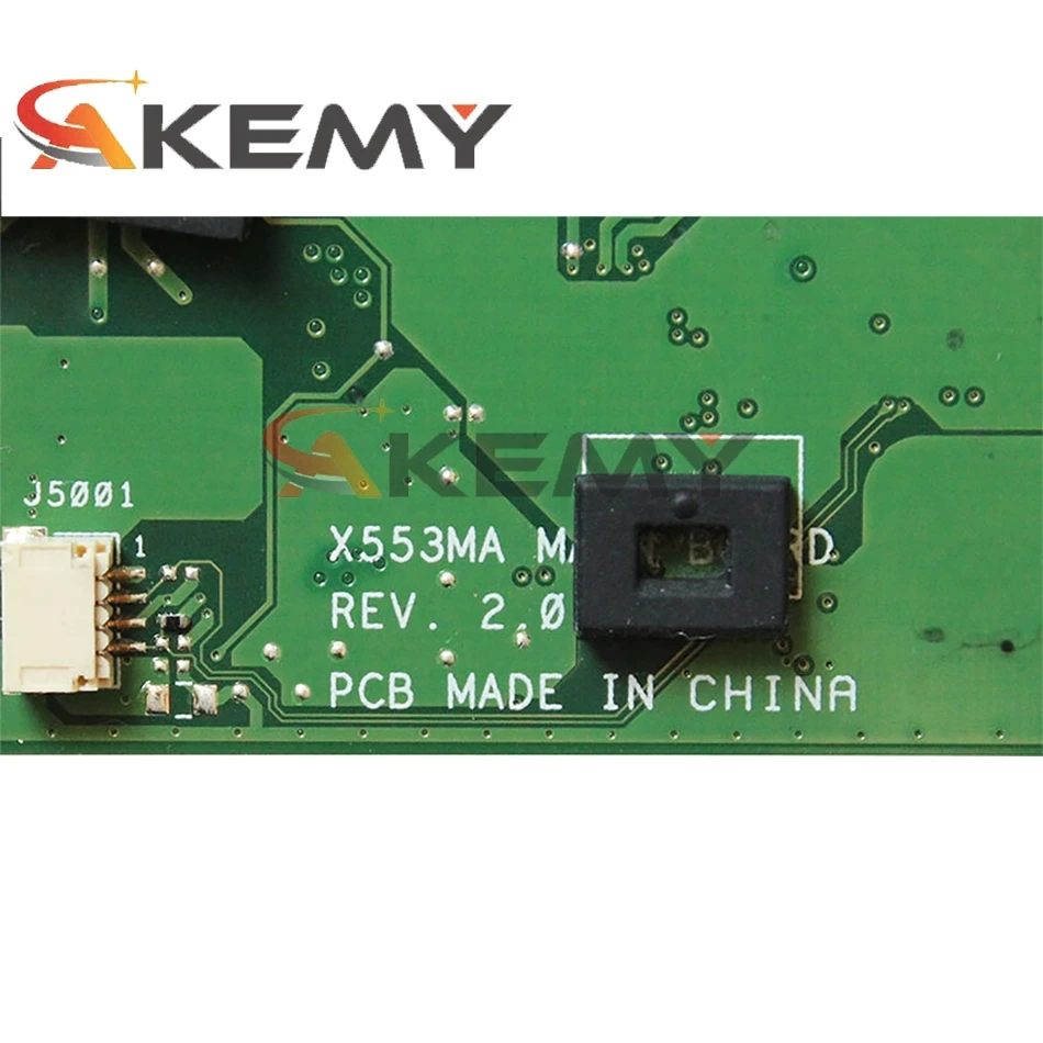 

For ASUS X553MA Laptop Motherboard With N3540 or N2840 Processor DDR3 PN:60NB04X0-MB1900 MB 100% Tested Fast Ship