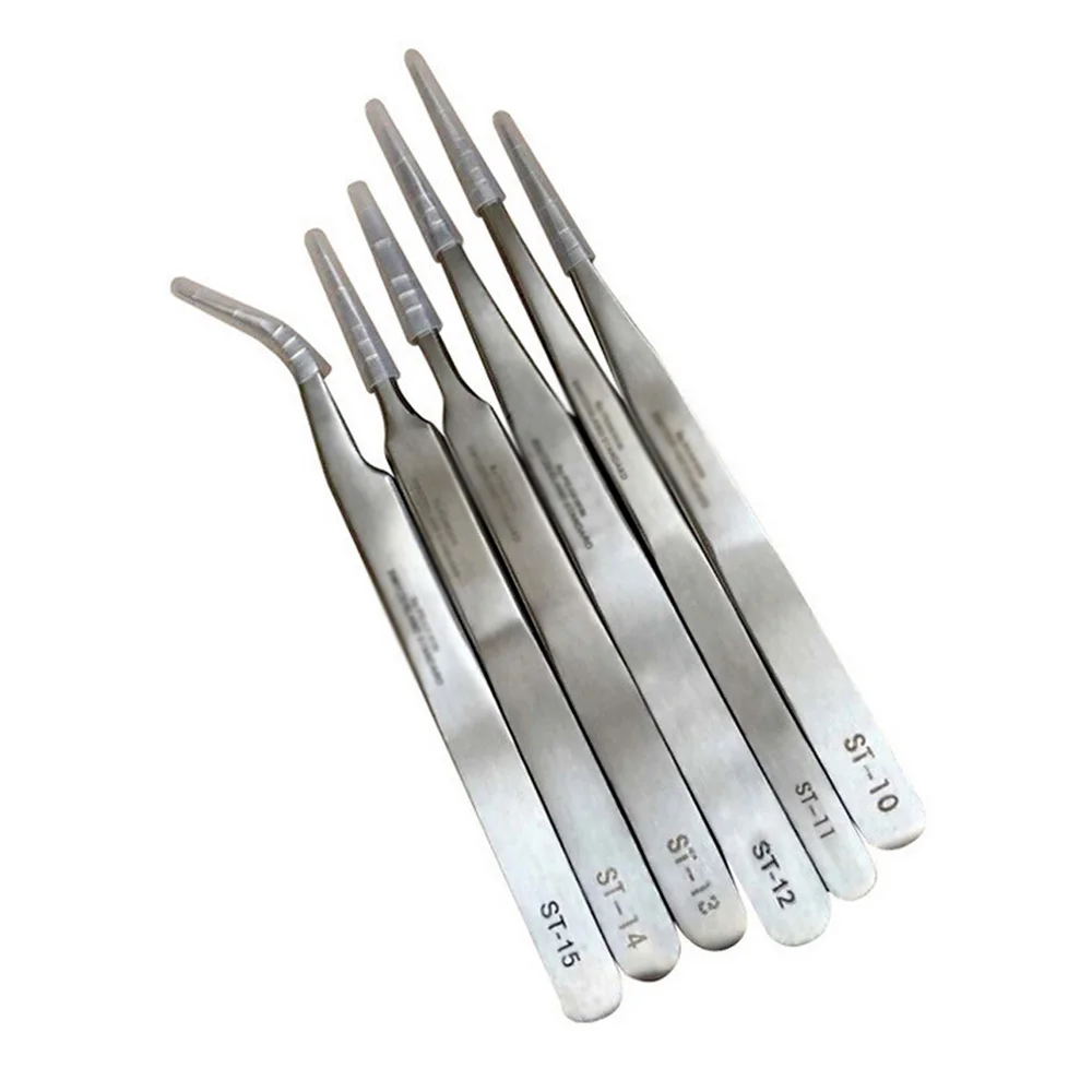 Портативный промышленный Антистатический пинцет из нержавеющей стали ручной