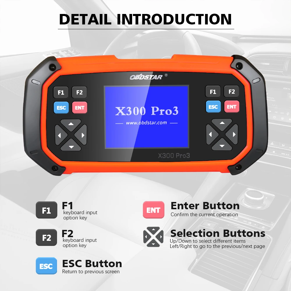 OBDSTAR X300 PRO3 Key Master полная версия с иммобилайзером/регулировкой одометра/EEPROM/PIC/OBDII PRO