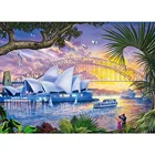 Пейзаж 5ddiy алмазов картина Сидней опера дом Бриллиантовая вышивка продажи камни в форме ромба картина Стразы Мозаика Декор TY563