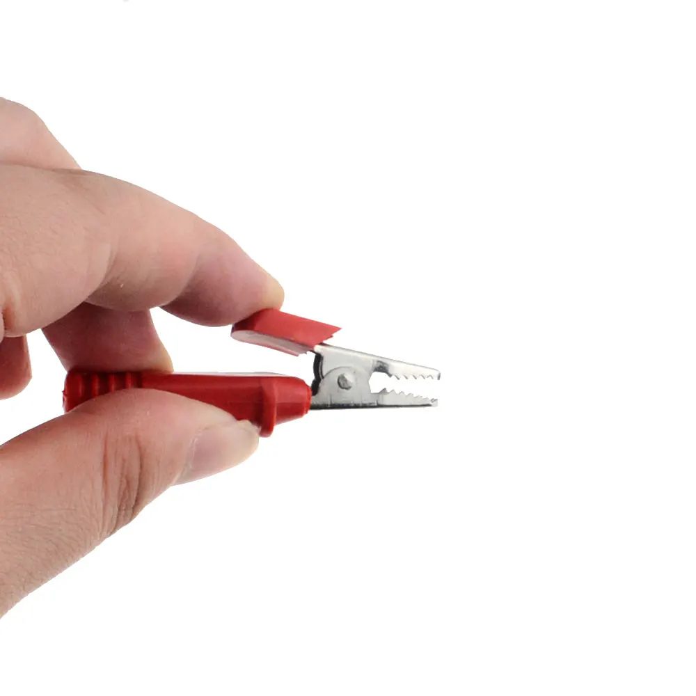 Зажим типа крокодил 5 шт. отверстие 6 мм самосварочный зажим для тестирования