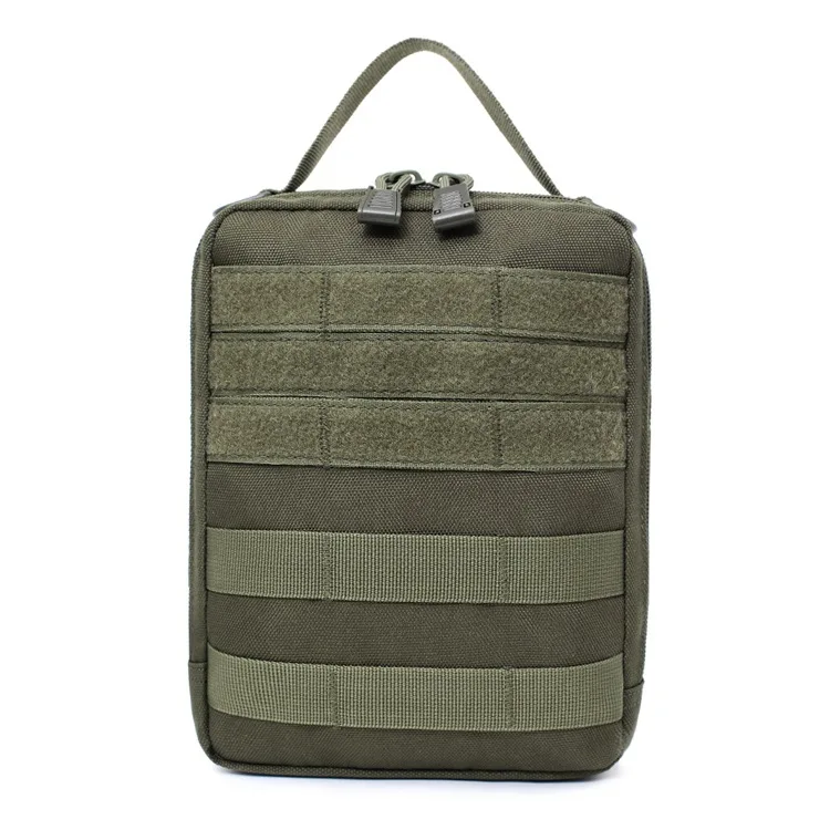 Outdoor Tactical Hand Bag Nylon Waterproof First Aid Life Bag MOLLE Accessory Bag To Store Medical Waist Bag