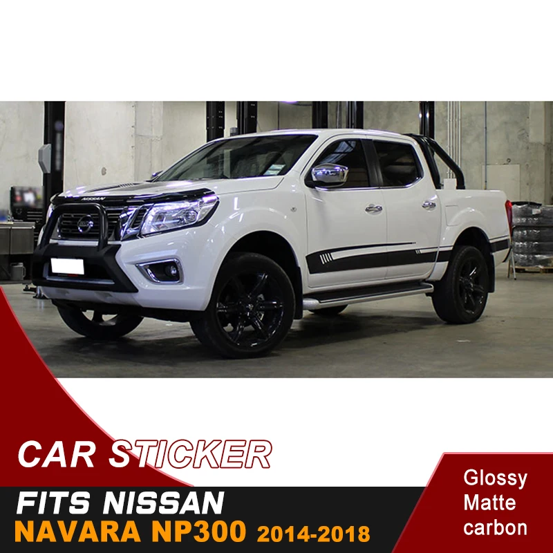 Полоса боковой двери 4 по наклейка крутая виниловая графическая для nissan navara np300
