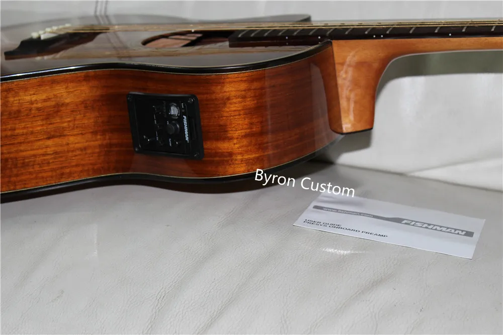 koa гитара Chaylor для левшей акустическая электрогитара lefty GA body guitar s