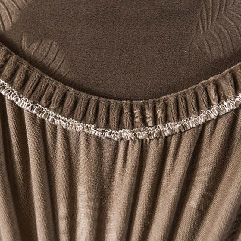 

Luxury Velvet Stretch Chair Cover Home Hotel Furniture Anti-dirty Seat Protection Slipcover for Wedding Dining Room Chair Covers