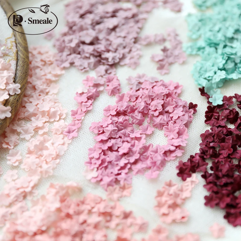 100 шт./1 упаковка атласные цветы|Заплатки| |