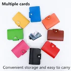 1 предмет ПУ Функция 24 знака после запятой кредитных карт ID Чехлы для кредитных карт, держатель для карт бумажник денежный ящик для хранения Коробка для кредитных карт банковской карты сумка