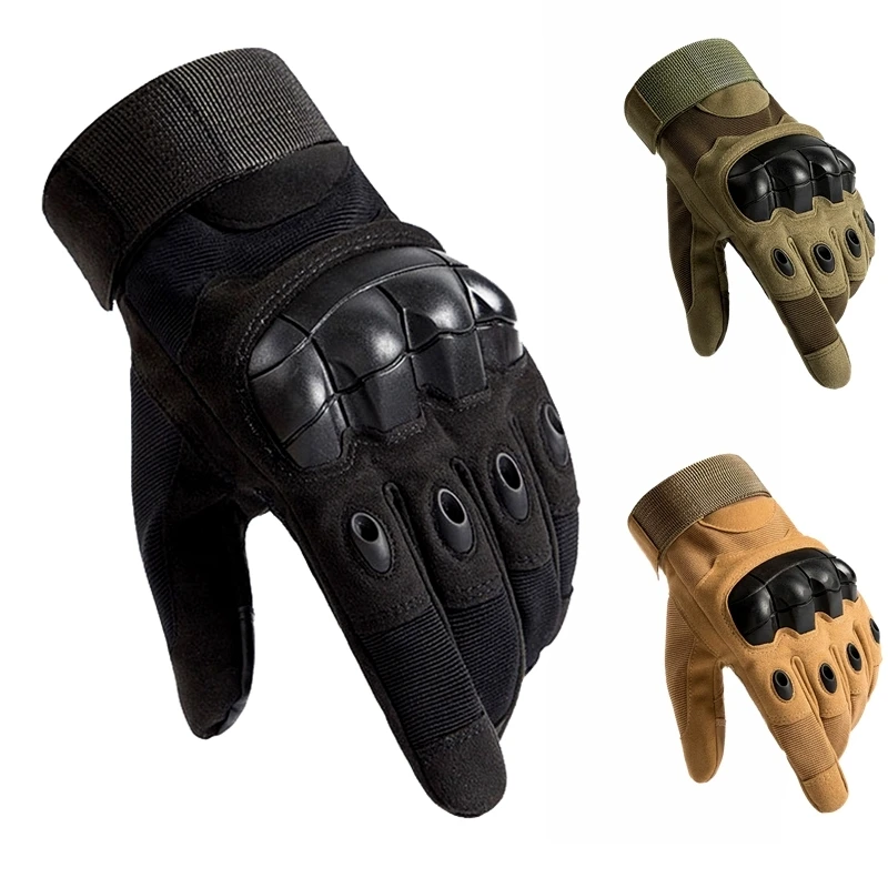 Army Military Tactical Gloves Paintball SWAT Airsoft Hunting Shooting Outdoor Riding Fitness Hiking Fingerless/Full Finger