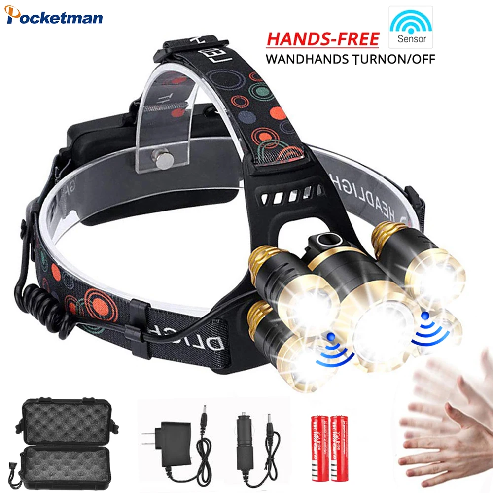 Налобный фонарь светодиодный ультра яркий водонепроницаемый|Налобные LED-фонари|