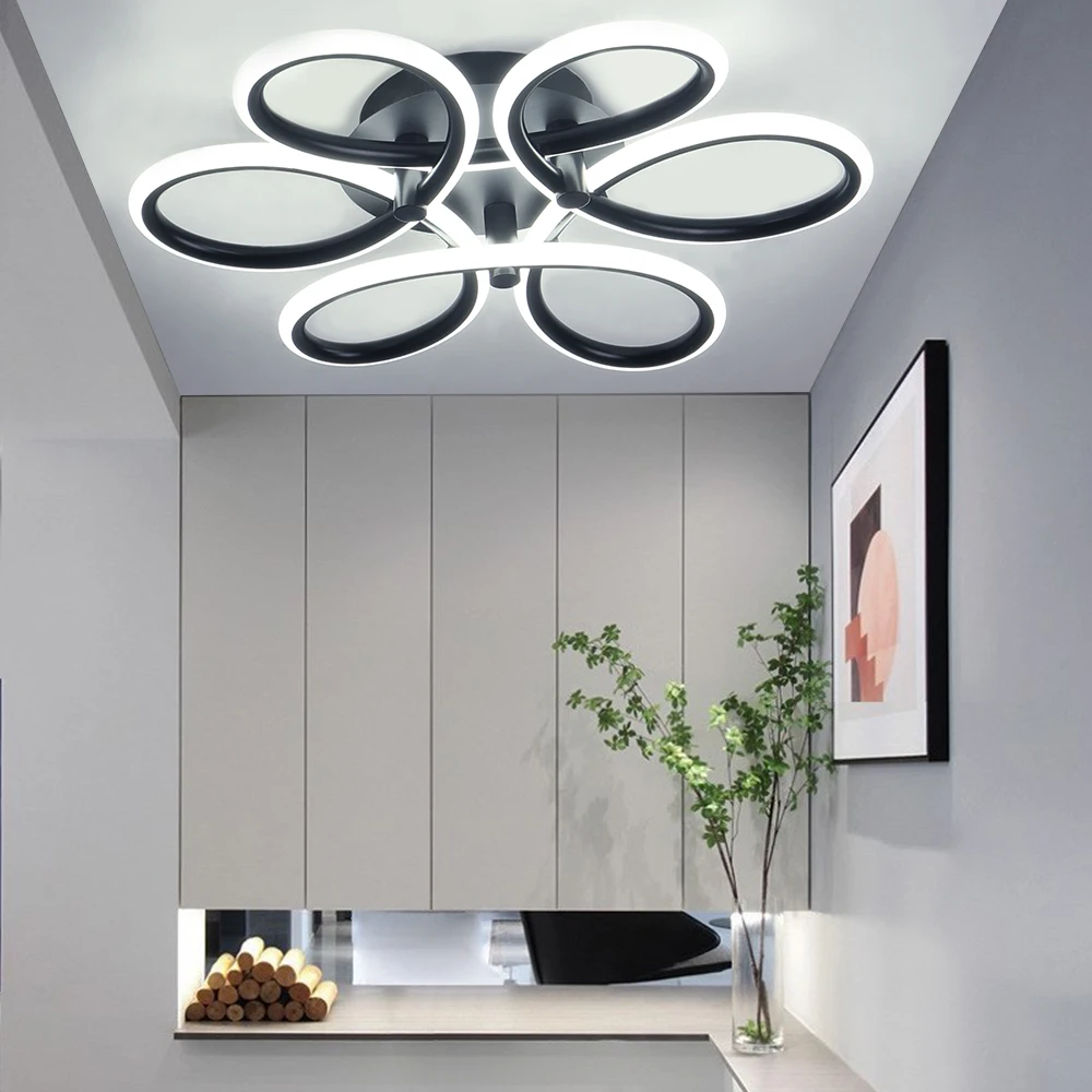 $48.29 Ceiling Light LED For Room Warm/Cold White Modern Creativity Home 28W 36W for Bedroom Kitchen Lighting Lamp