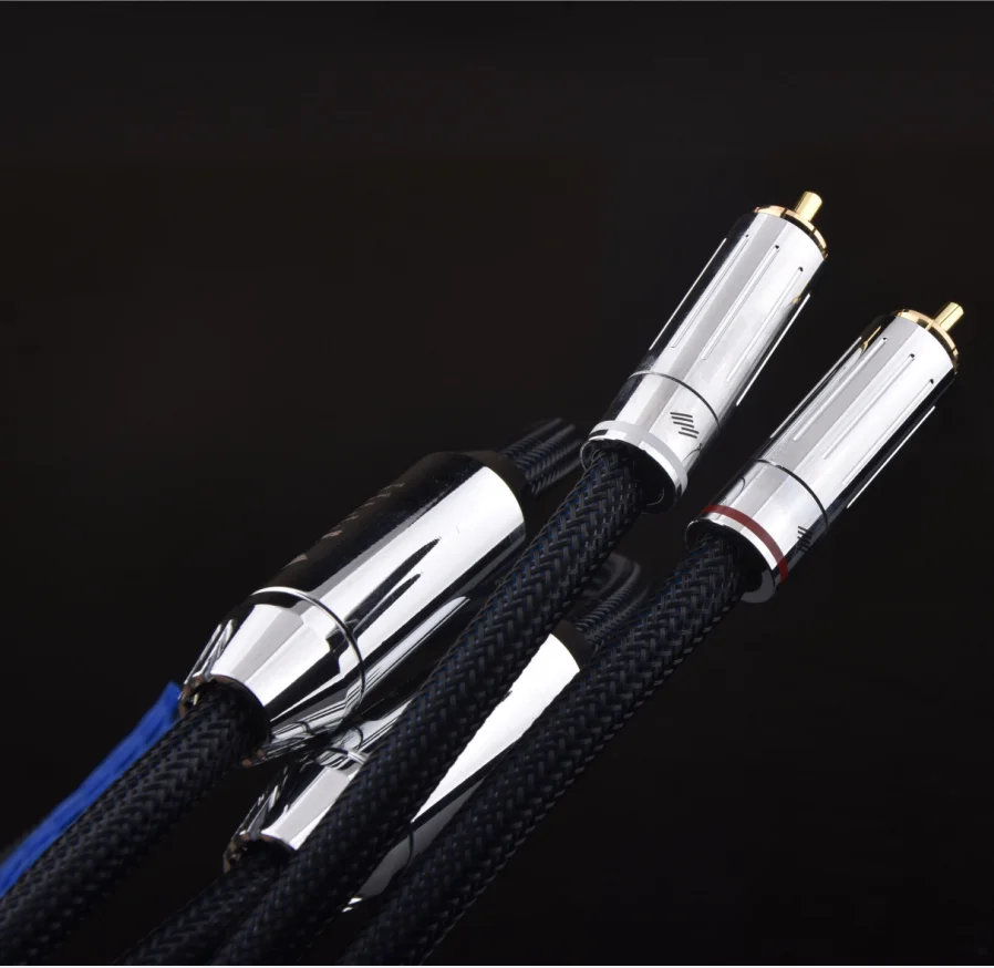 

770i rca cable G7 fever grade double lotus audio cable audio power amplifier CD tube amplifier two to two RCA signal line