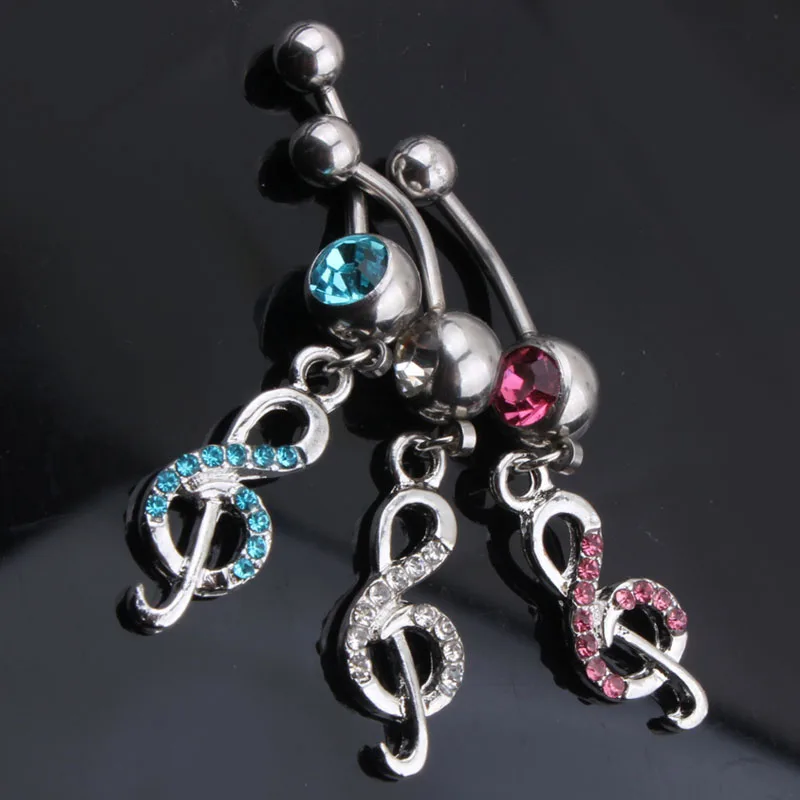 

Multi-Styles Steel Belly Piercing Navel Rings Butterfly Cross Belly Button Rings Piercing Body Jewelry Ombligo Nombril 14gx10mm