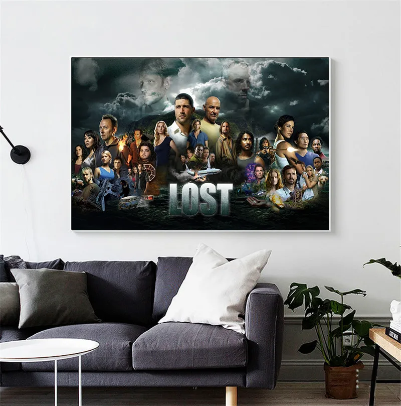 Кино потеря холст картины плакаты и принты Настенная картина ВИНТАЖНЫЙ ПЛАКАТ