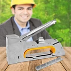 Пистолет для маникюра, Столярный инструмент, скобы 1008F, сверхмощный ручной инструмент, деревянная рама, домашняя обивка, ручной степлер