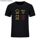 Забавные светильник ЛКИ с подсветкой двигателя, новинка, летняя мужская футболка с коротким рукавом и круглым вырезом, хлопковые мужские футболки для ремонта механика, топы, футболки