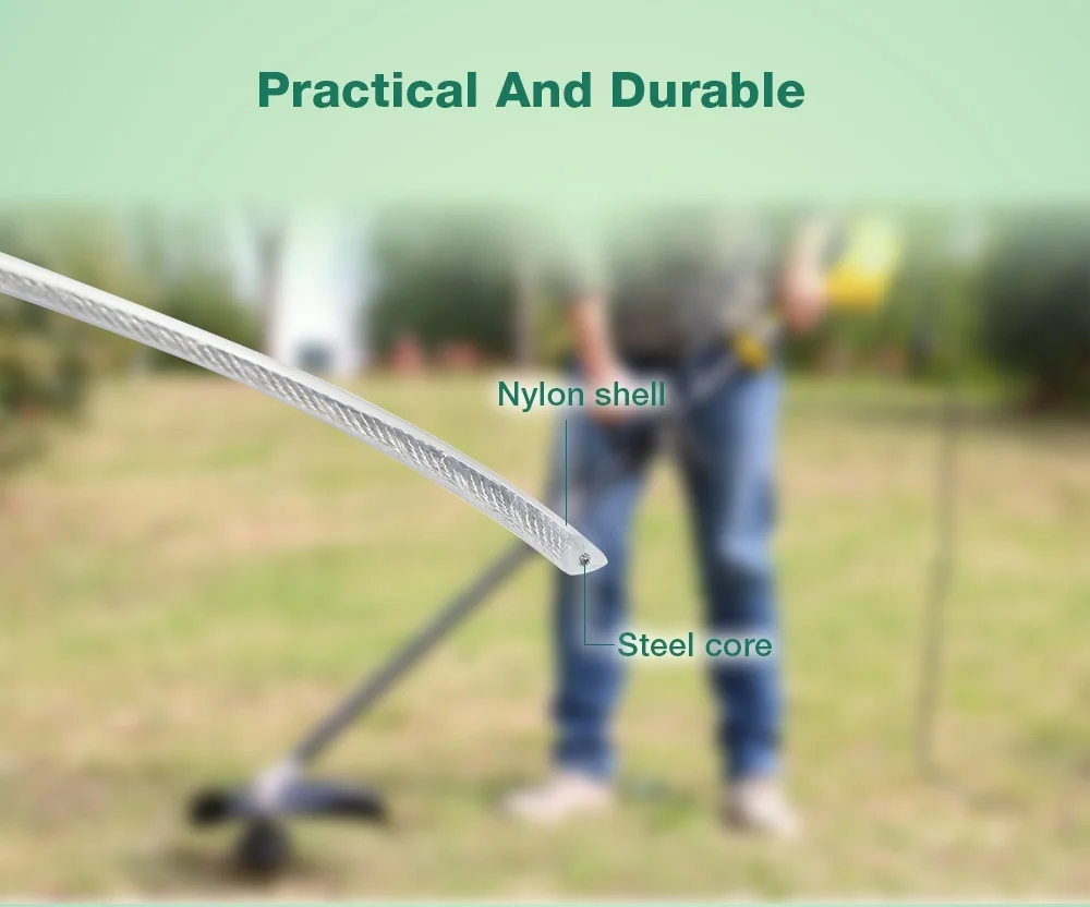 Стальная проволока с сердечником 15 М 3 0 мм газонокосилка провод шнур линия