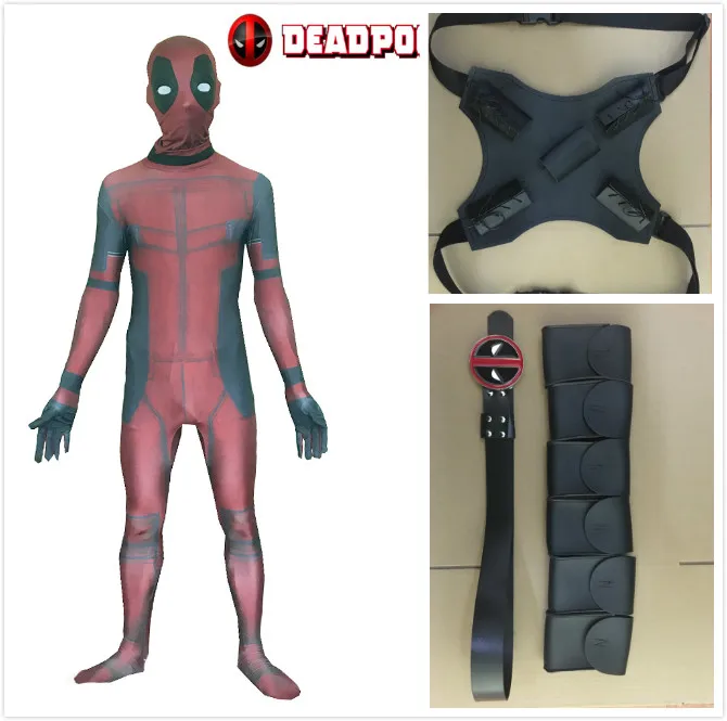 Костюм для Хэллоуина Deadpool детей и взрослых с маской костюмы косплея
