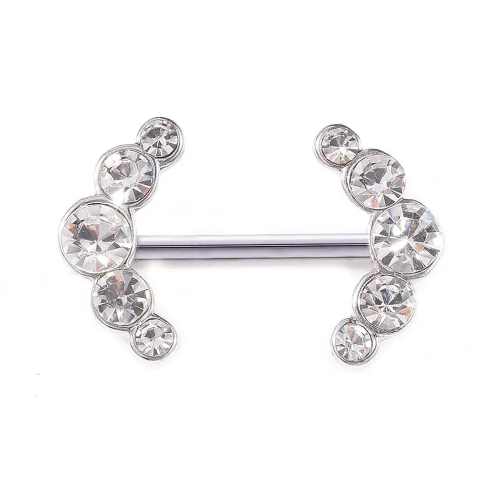 1 шт. сексуальные женские кольца для сосков панк Сердце звезда кулон пирсинг