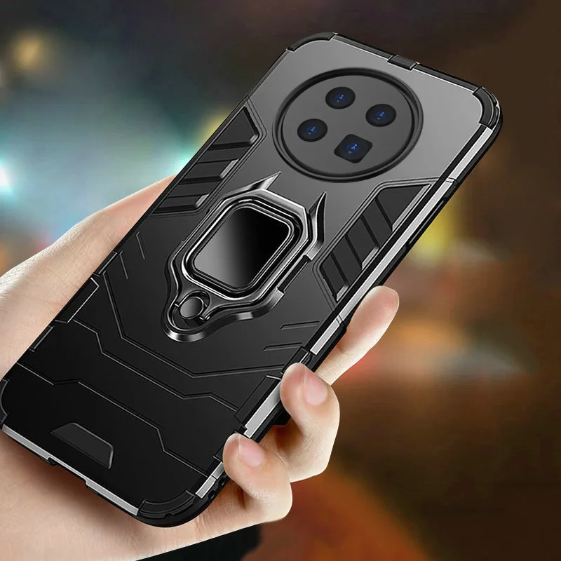 

Shockproof Case For Huawei P30 Lite Case Ring Stand On Huawei P40 Pro Plus P20 P Smart 2021 Z Mate 40 30 20 X Magnetic Covers