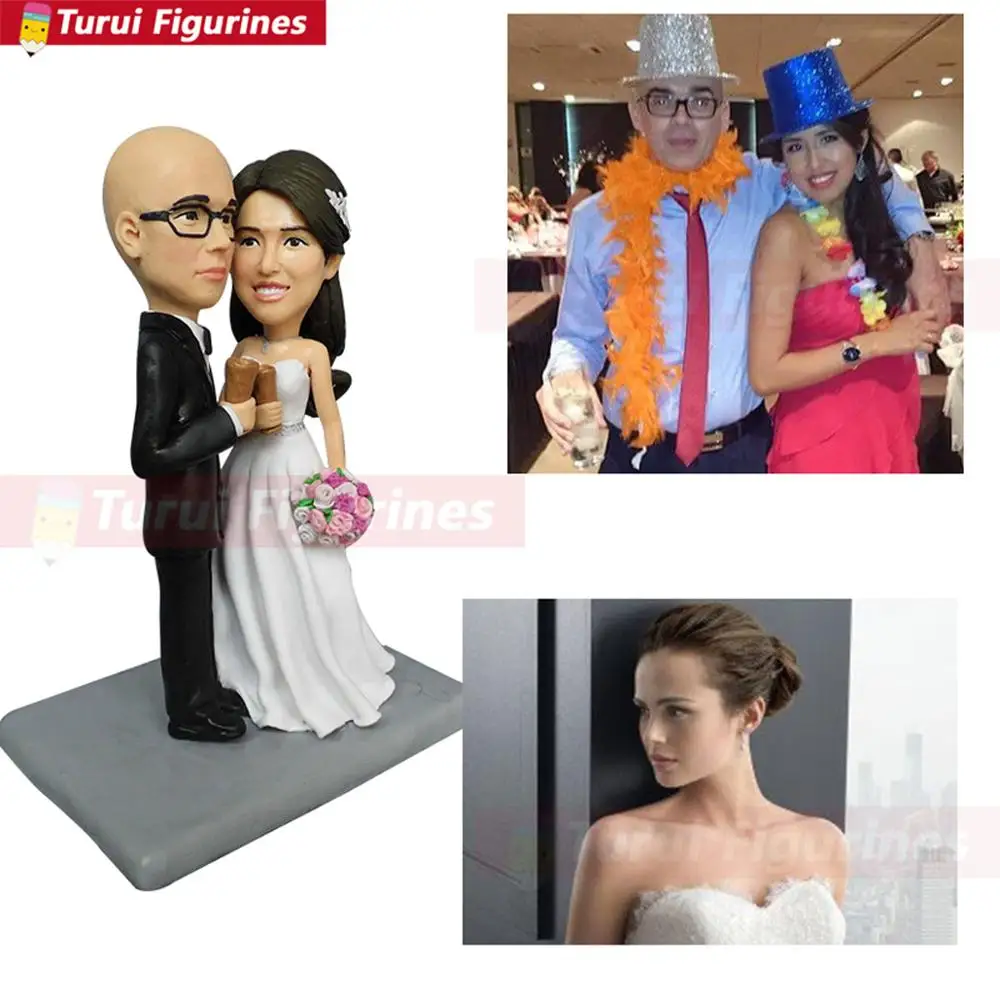 Сделать из вашей фотографии персонализированные bobblehead кукла sax человек