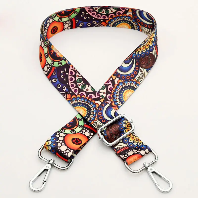 Trendy Design Stripe Stars Shoulder Ribbon of Women Bags Digital Printed Floral Straps Replace Backpack's | Багаж и сумки
