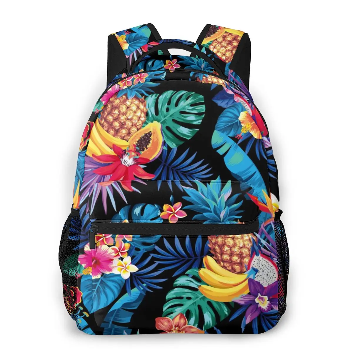 

Женский модный рюкзак, Мужской Дорожный рюкзак, мужская сумка, большая сумка для ноутбука, сумка для путешествий, тропические фрукты, пальмо...