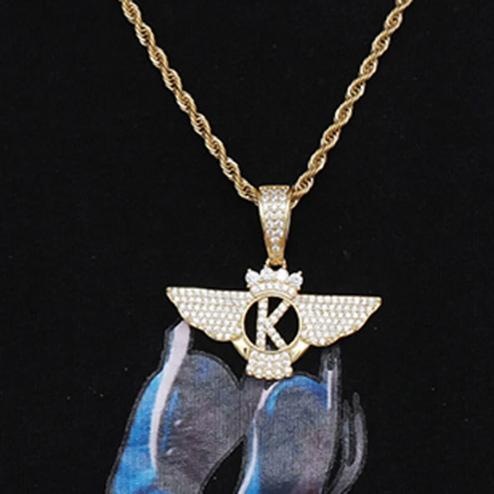 В стиле хип хоп K подвески ожерелья реперские кепки ювелирные изделия