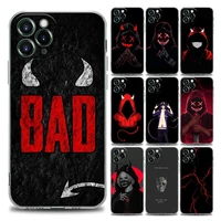 devil bad boy anime clear phone case for iphone 11 12 13 pro max 7 8 se xr xs max 5 5s 6 6s plus soft silicon