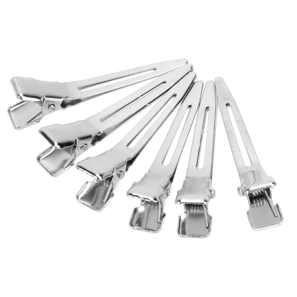 50 шт. модный прочный металлический зажим для волос утка инструмент укладки