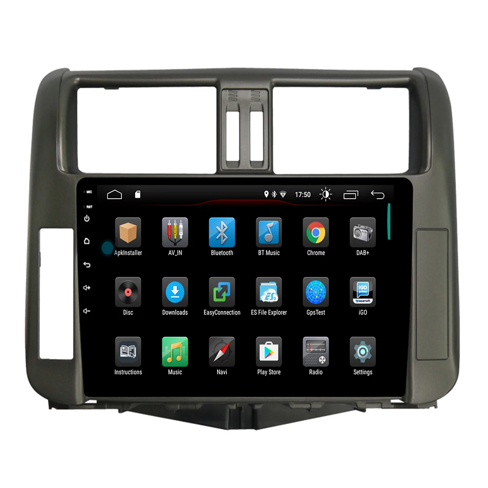 2.5D + IPS 2 din Android 10 автомобильный DVD радио мультимедиа для Toyota Prado 2011-2013 Авто Радио
