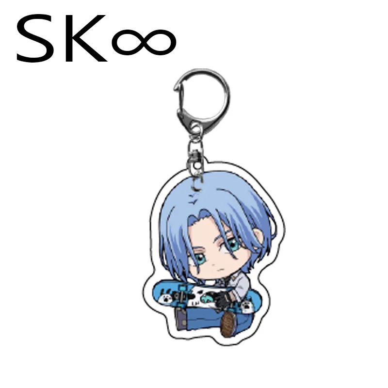 SK8 Брелок Нескончаемость Reki Кян Ланга Хасегава Мия Цветущая вишня Джо Аниме Акриловый Ключевой Кольцо Подвеска Картинка Держатель на.