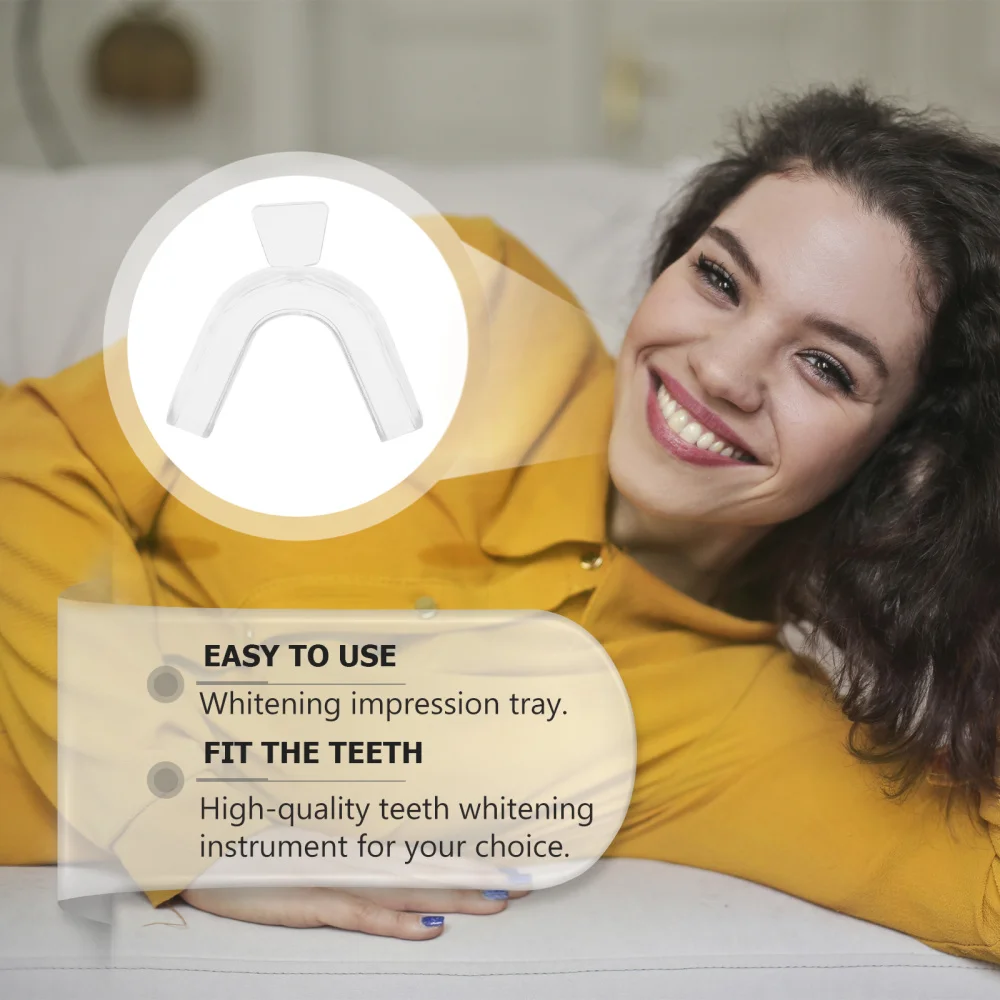 

15pcs Oral Care Braces Cleaning Teeth Whitening Tray Transparent Teeth Braces