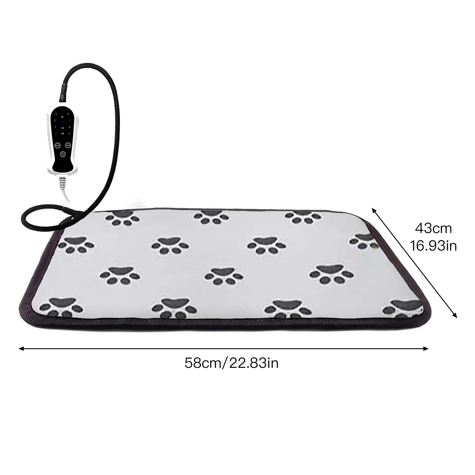 

Dog Cat Heating Warm Pad with Adjustable Temperature Controller Incubator Mat Tools Terrarium Reptiles Heat Mat Climbing Pet
