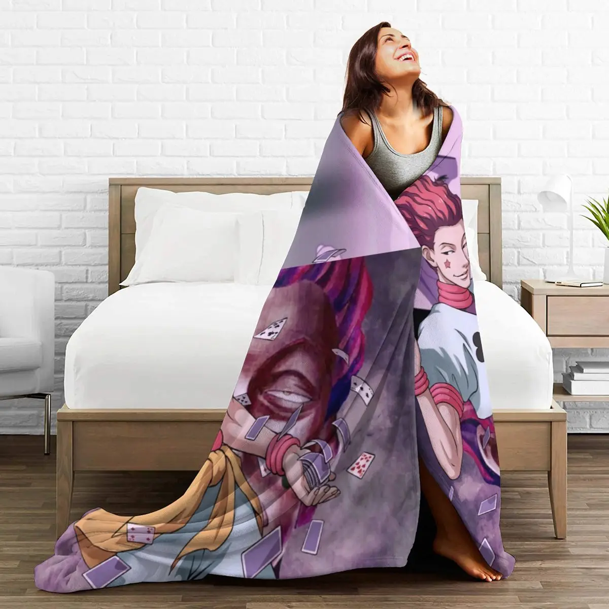 

Ultra Soft Sofa Blanket Cover Blanket Cartoon Cartoon Bedding Flannel plied Sofa Bedroom Decor for Children and Adults 49