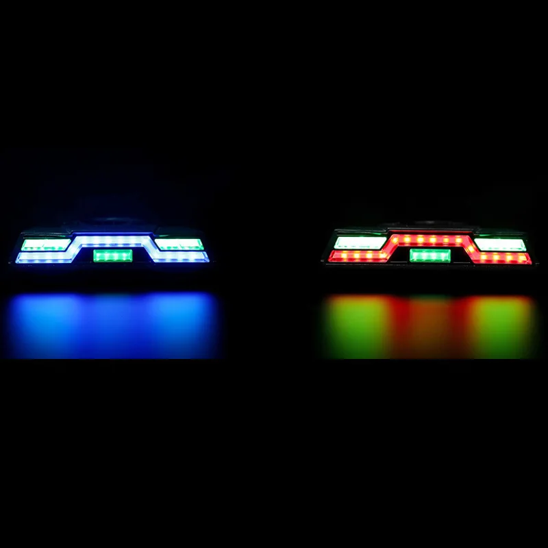 Трехцветный велосипедный задний светильник ультра яркий Usb Перезаряжаемый