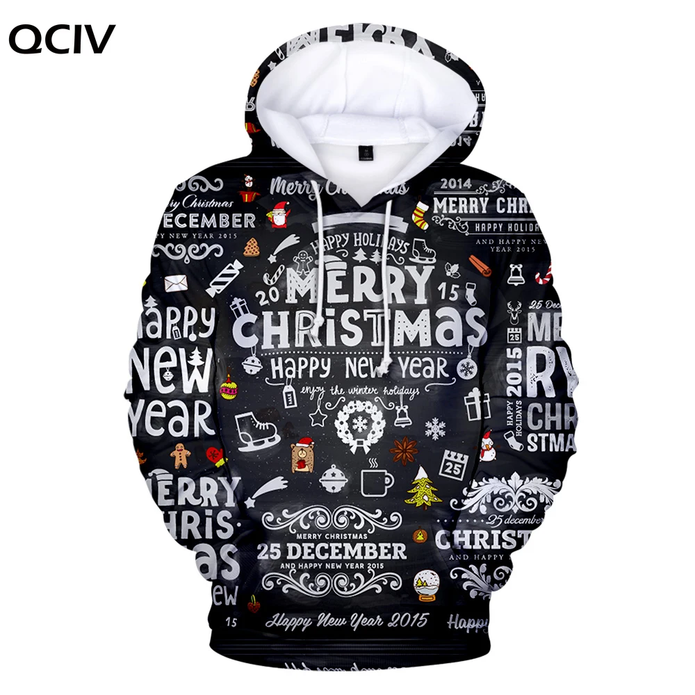 

Men/Women For 3D Hoodies Merry Christmas Sweatshirts Hooded Fashion Harajuku Pullover Vitality Dress up Christmas 3D Hoodie Mens