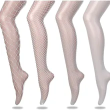 Medias sexys de malla para mujer, medias de rejilla para Club nocturno, lencería de talla grande para fiesta, medias de nailon de talla grande