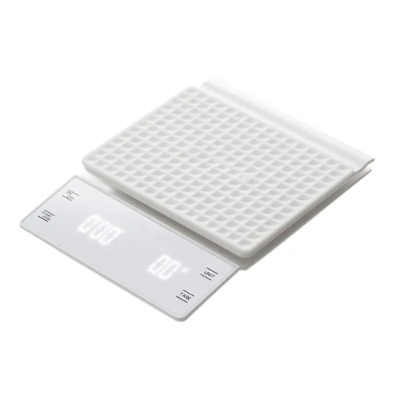

Household Electronic 3kg/0.1g Drip Coffee Scale Precision Kitchen Scale w Timer X4YD