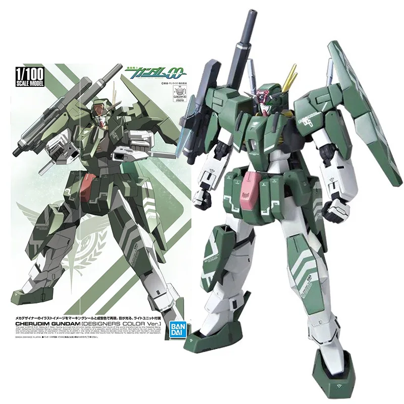 

Bandai Genuine Gundam Model Kit Anime Figure TV 18 1/100 Cherudim Designers Color Gunpla Anime Action Figure Toys for Children