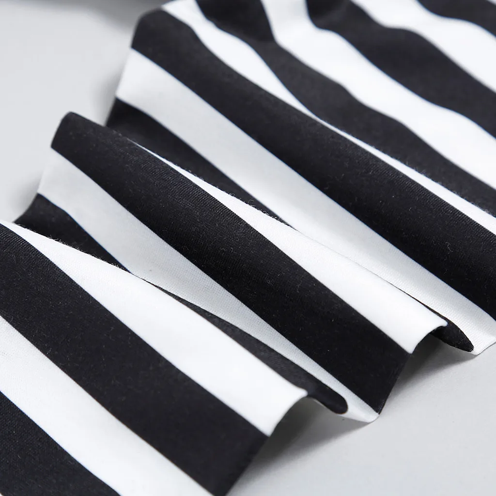 Топы с принтом тыквы на Хэллоуин для маленьких девочек + штаны в полоску теплые