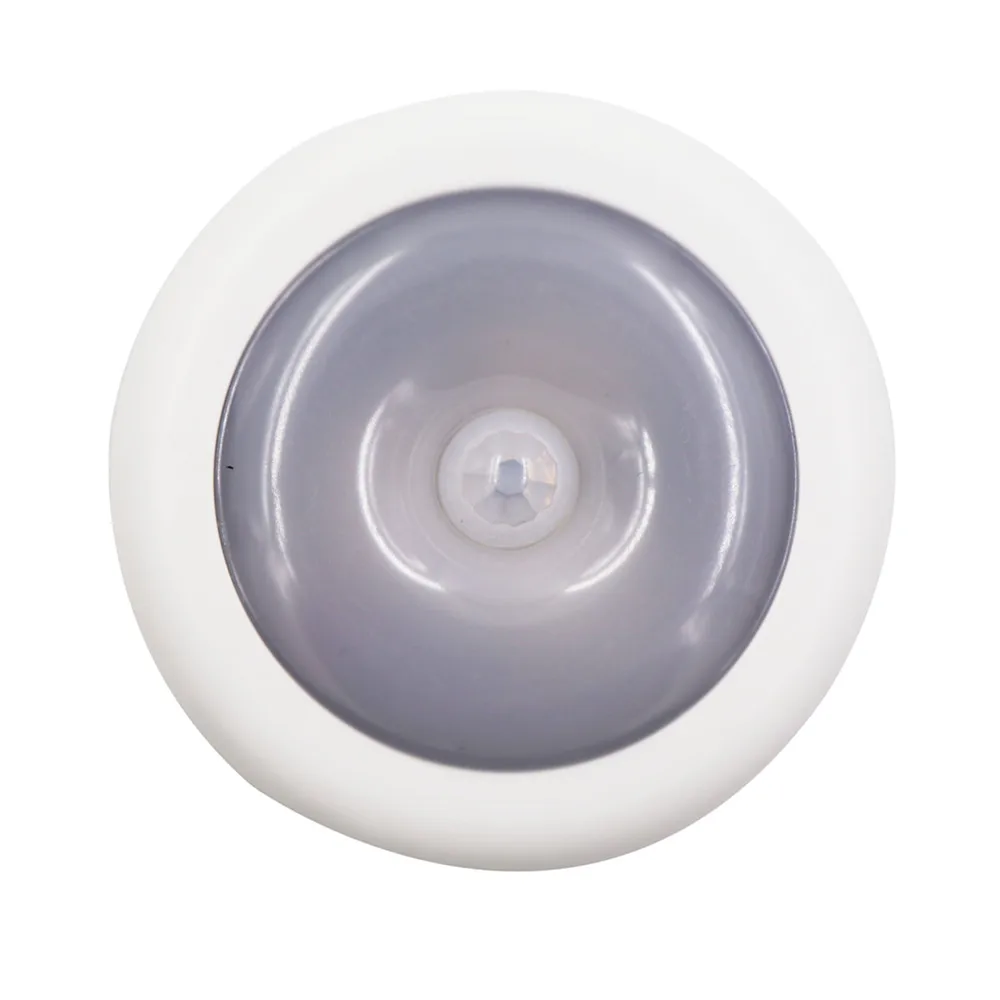 6 led pir датчик движения светильник на батарейках бытовой аварийный портативный